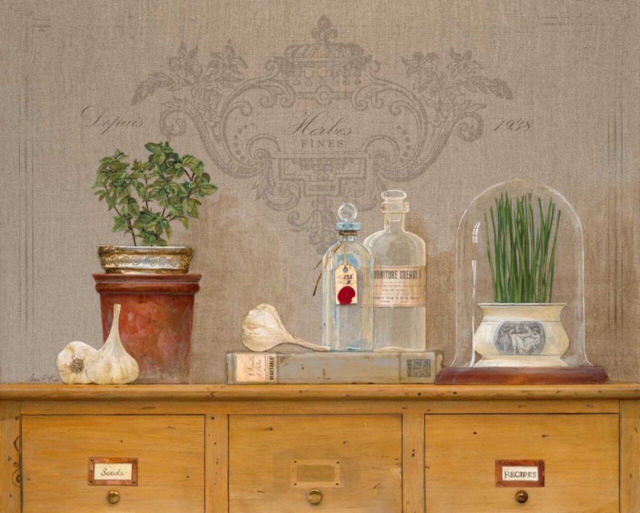 Chive Library Poster Print by Arnie Fisk - Item # VARPDX011FIS1255